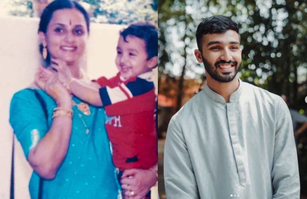 Devdutt Padikkal With His Mother