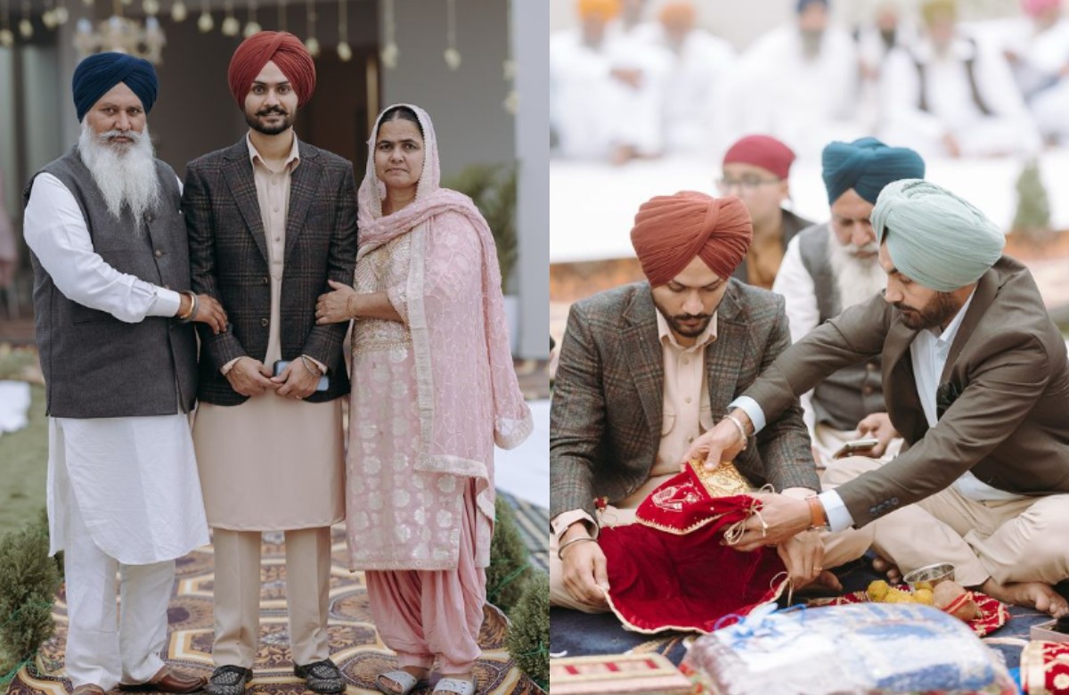 Himmat Sandhu With His Parents