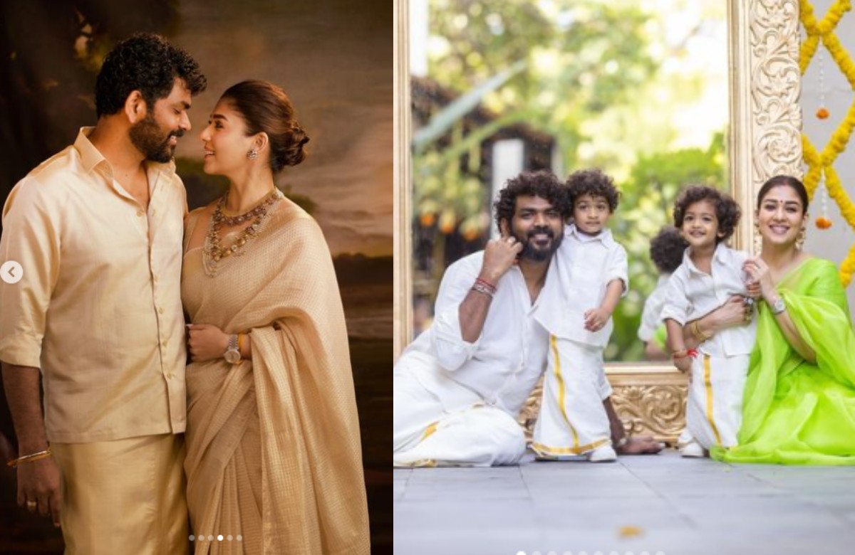 Nayanthara With Her Husband & Children