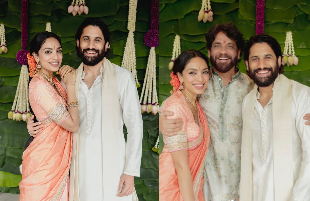 Naga Chaitanya With His Wife