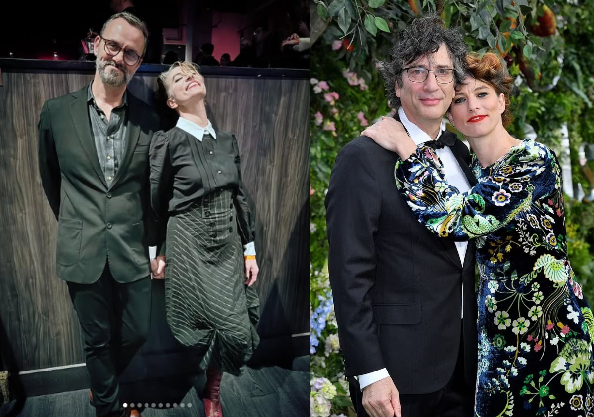 Amanda Palmer With Her Husband