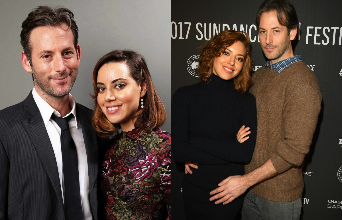 Aubrey Plaza With Husband  Jeff Baena